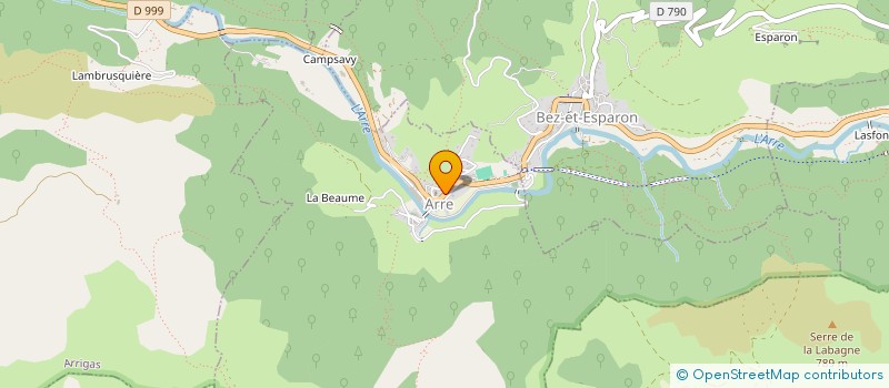 localisation de l'entreprise LA CARDABELLE  QUARANTE