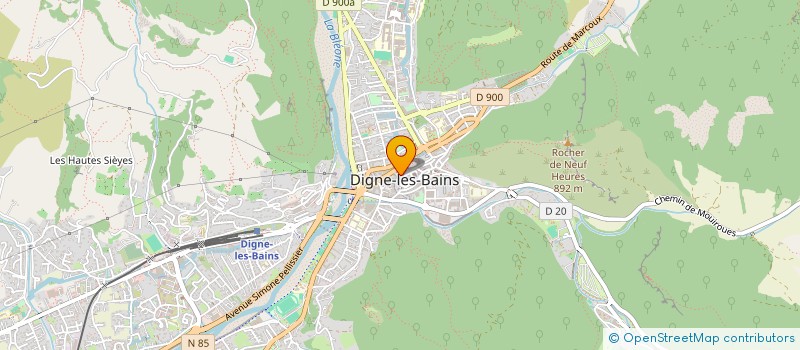localisation de l'entreprise LA CARDABELLE à DIGNE-LES-BAINS