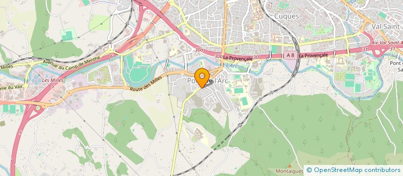 localisation de l'entreprise LA CARDINALE SUD à AIX-EN-PROVENCE
