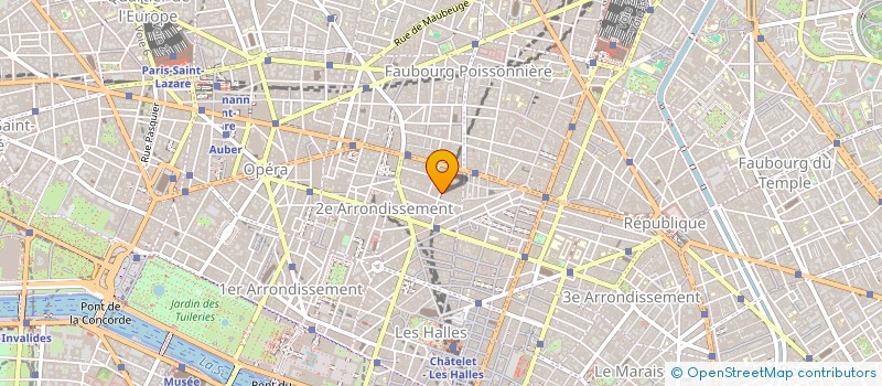 localisation de l'entreprise LA CAREL  PARIS