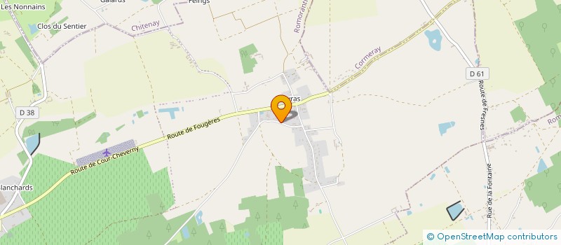 localisation de l'entreprise LA CARELLE  LE CONTROIS-EN-SOLOGNE