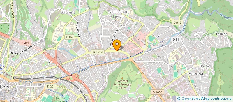 localisation de l'entreprise LA CARLERIE à LA RAVOIRE