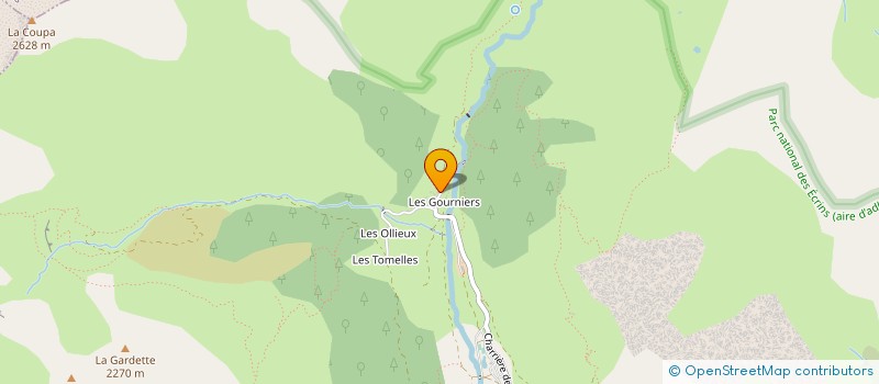 localisation de l'entreprise LA CARLINE à SAVINES-LE-LAC