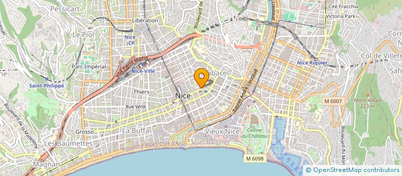localisation de l'entreprise LA CARMAGUE à NICE