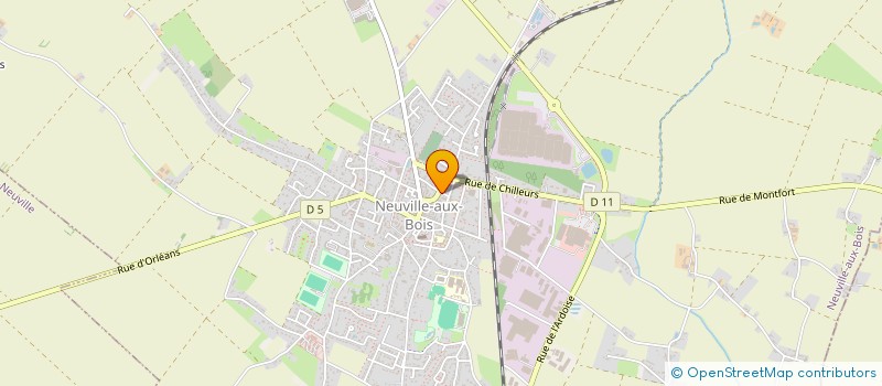 localisation de l'entreprise LA CARNUTERIE  NEUVILLE-AUX-BOIS