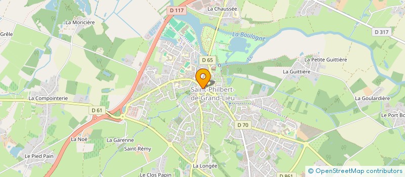 localisation de l'entreprise LA CAROLINGIENNE  SAINT-PHILBERT-DE-GRAND-LIEU