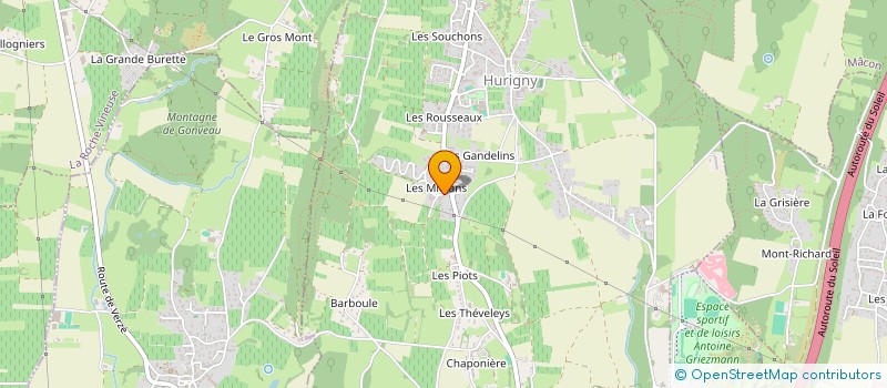 localisation de l'entreprise LA CAROTTE  HURIGNY