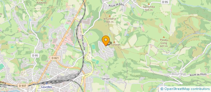 localisation de l'entreprise LA CAROTTE ET L'OIGNON  LOURDES