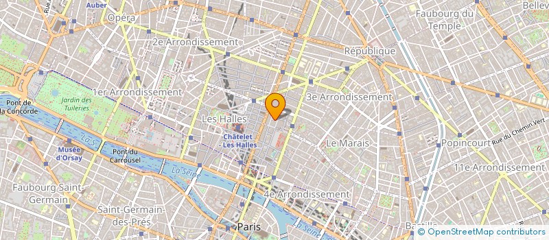 localisation de l'entreprise LA CARPA à PARIS