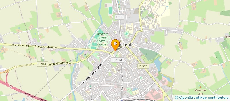 localisation de l'entreprise LA CARPE BAILLEULOISE à BAILLEUL