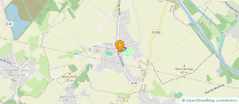 localisation de l'entreprise LA CARPE GOUYSIENNE  GOUY-SOUS-BELLONNE