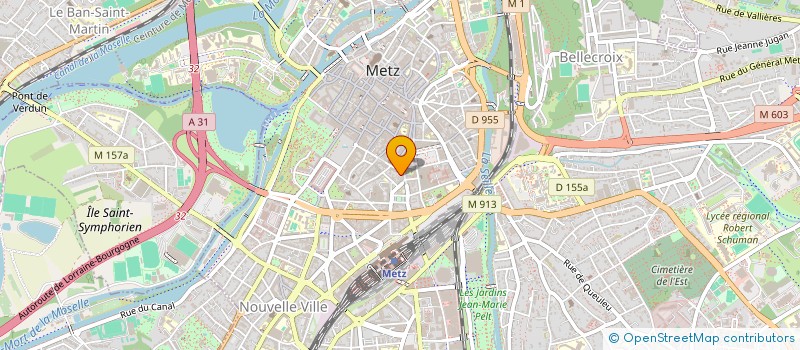 localisation de l'entreprise LA CARPE HAUTE à METZ