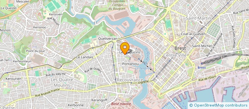 localisation de l'entreprise LA CARREE à BREST