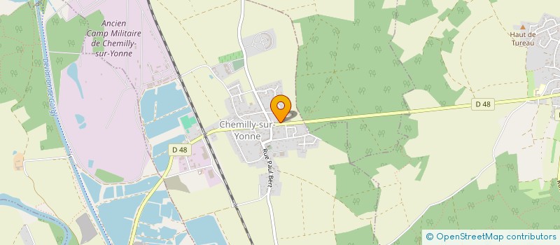 localisation de l'entreprise LA CARREE à CHEMILLY-SUR-YONNE