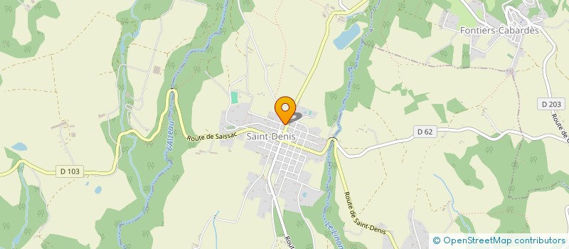 localisation de l'entreprise LA CARRETIERE  SAINT-DENIS