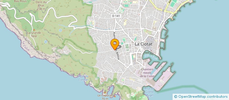 localisation de l'entreprise LA CARRIERO DRECHO  LA CIOTAT