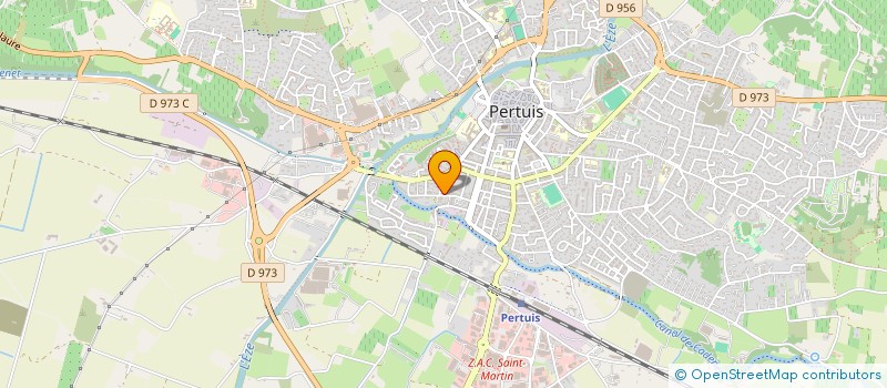 localisation de l'entreprise LA CARROSSERIE C&F  PERTUIS