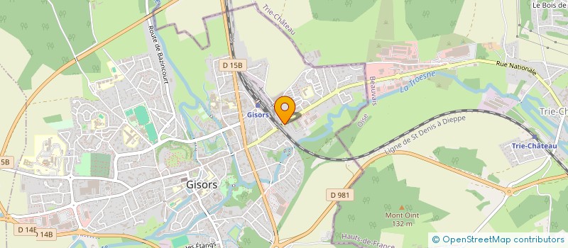 localisation de l'entreprise LA CARROSSERIE DE GISORS à GISORS