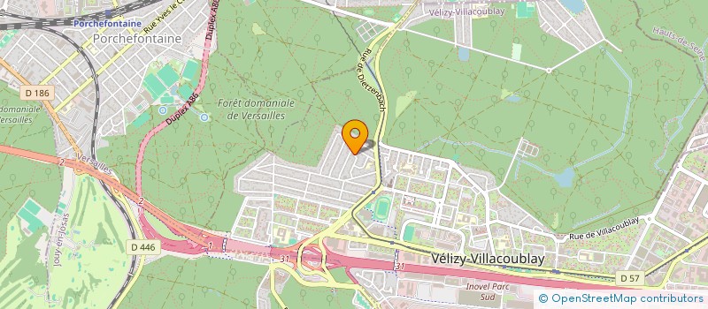 localisation de l'entreprise LA CARROZA  VELIZY-VILLACOUBLAY