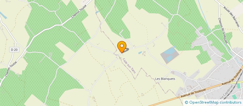 localisation de l'entreprise LA CARTABLIERE à LISLE-SUR-TARN