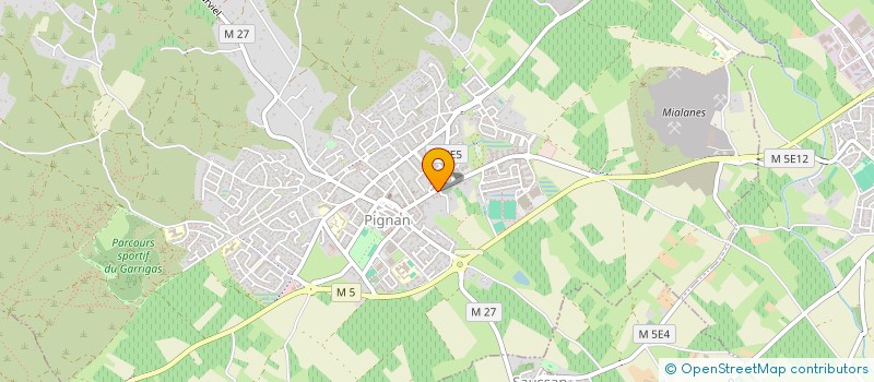 localisation de l'entreprise LA CARTARIE à PIGNAN