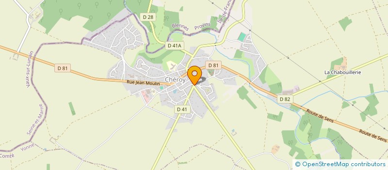 localisation de l'entreprise LA CARTAUDERIE à CHEROY