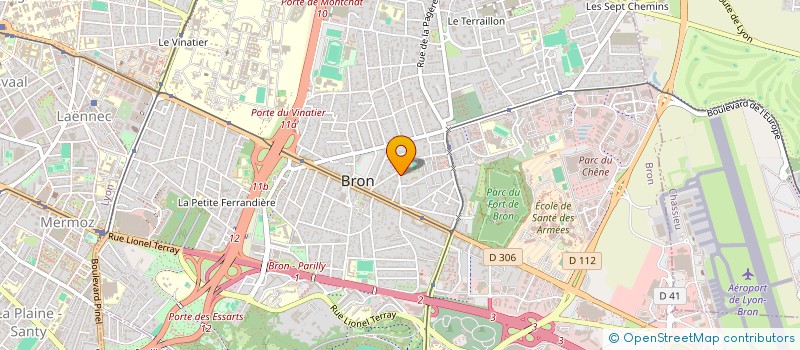 localisation de l'entreprise LA CARTE à BRON