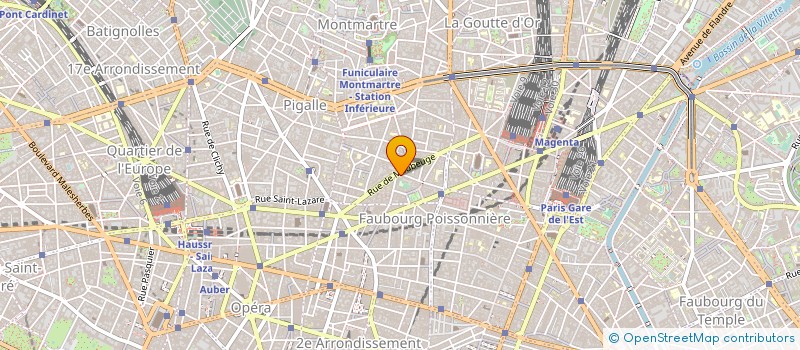 localisation de l'entreprise LA CARTE CHANCE à PARIS