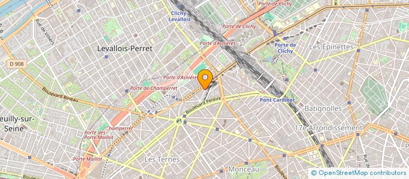 localisation de l'entreprise LA CARTE DES CABINETS  PARIS