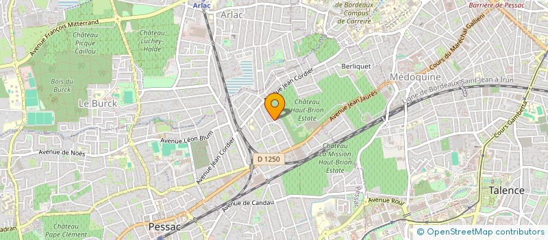 localisation de l'entreprise LA CARTESIENNE  PESSAC