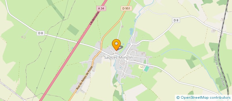 localisation de l'entreprise LA CARTESIENNE  CORNY-MACHEROMENIL