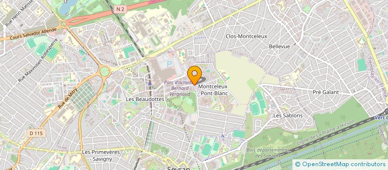 localisation de l'entreprise LA CARTHAGINOISE DE DEVELOPPEMENT à SEVRAN