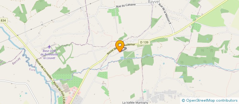 localisation de l'entreprise LA CARTOUCHERIE  LA CHAPELLE-BAYVEL