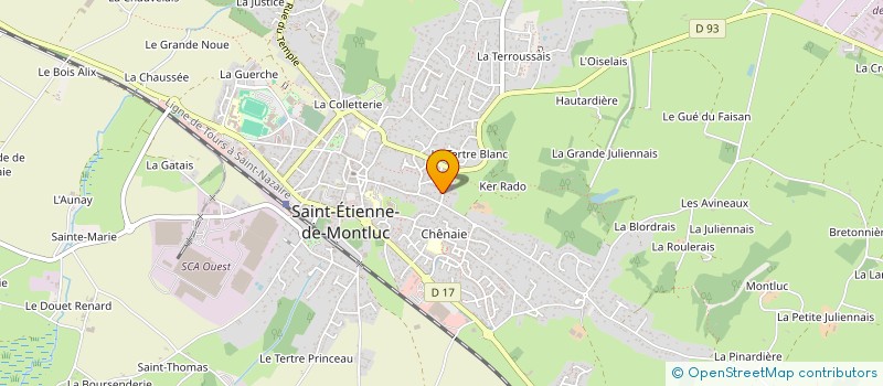 localisation de l'entreprise LA CAS'A DOUDOU à SAINT-ETIENNE-DE-MONTLUC