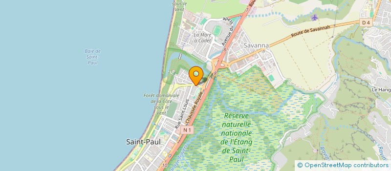 localisation de l'entreprise LA CAS'A MEUBLES à SAINT-PAUL