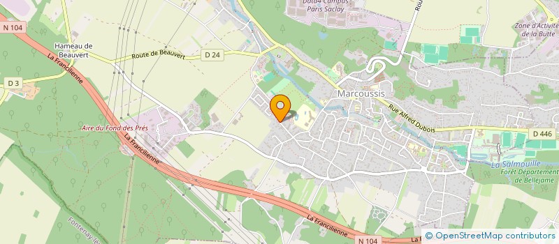 localisation de l'entreprise LA CASA 22  MARCOUSSIS