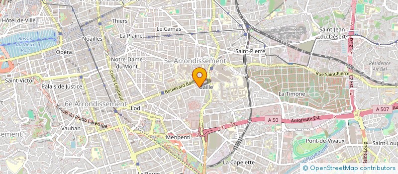 localisation de l'entreprise LA CASA à MARSEILLE