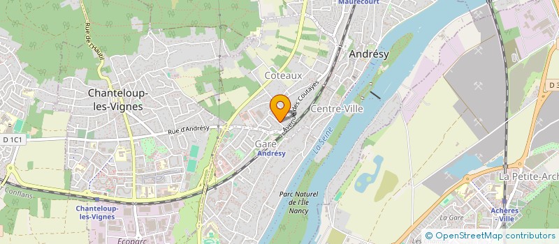 localisation de l'entreprise LA CASA  ANDRESY