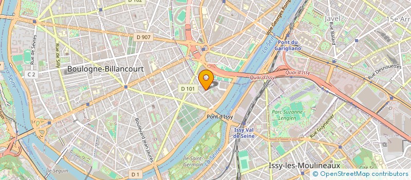localisation de l'entreprise LA CASA à BOULOGNE-BILLANCOURT