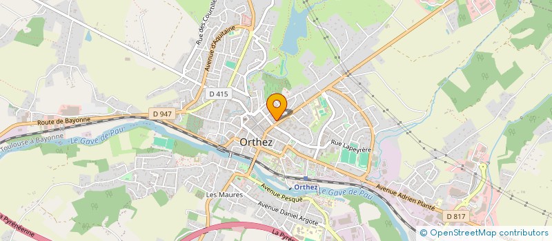 localisation de l'entreprise LA CASA  ORTHEZ