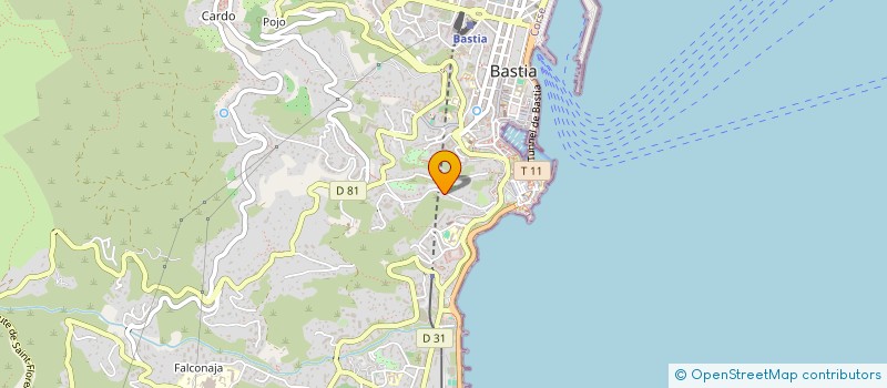 localisation de l'entreprise LA CASA à BASTIA