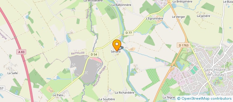 localisation de l'entreprise LA CASA à MONTAIGU-VENDEE