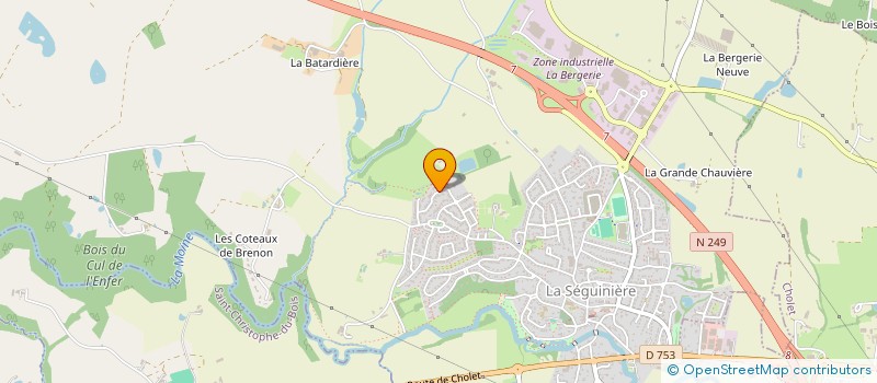 localisation de l'entreprise LA CASA  LA SEGUINIERE