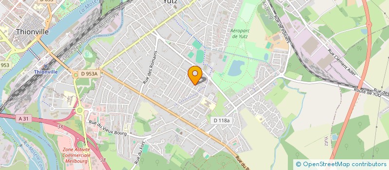 localisation de l'entreprise LA CASA  YUTZ