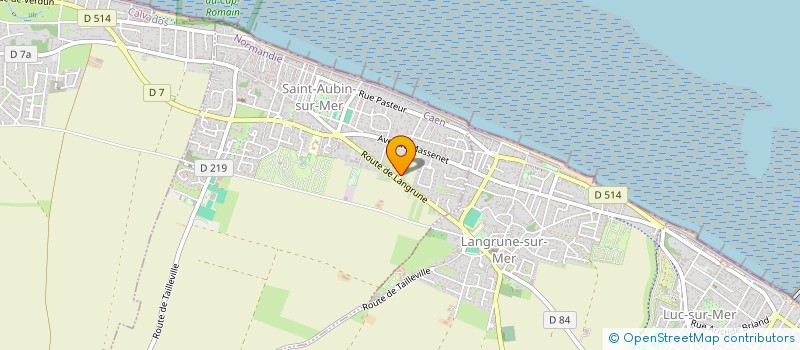 localisation de l'entreprise LA CASA  SAINT-AUBIN-SUR-MER