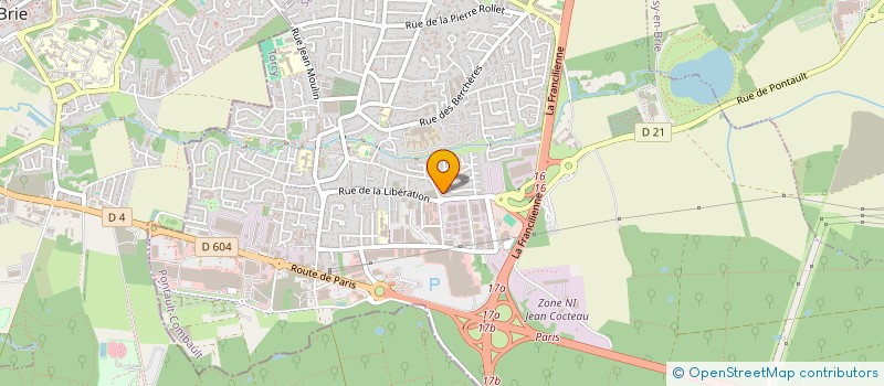 localisation de l'entreprise LA CASA à PONTAULT-COMBAULT