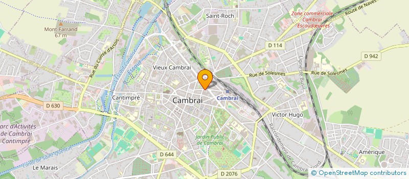 localisation de l'entreprise LA CASA  CAMBRAI