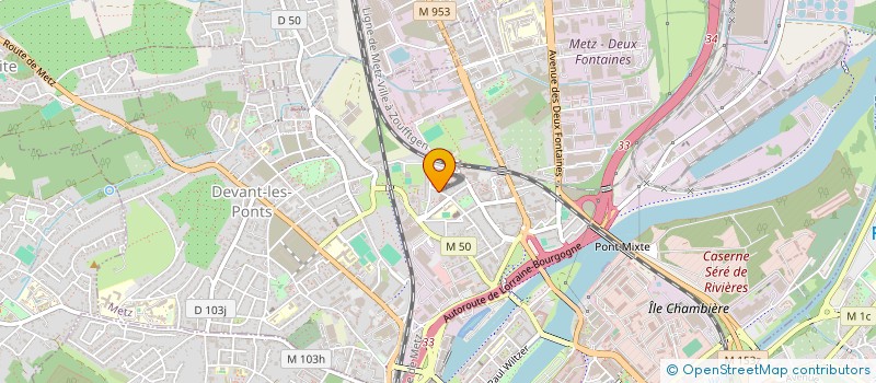 localisation de l'entreprise LA CASA  METZ