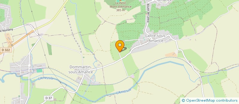 localisation de l'entreprise LA CASA  LAITRE-SOUS-AMANCE
