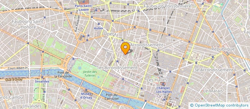 localisation de l'entreprise LA CASA  PARIS